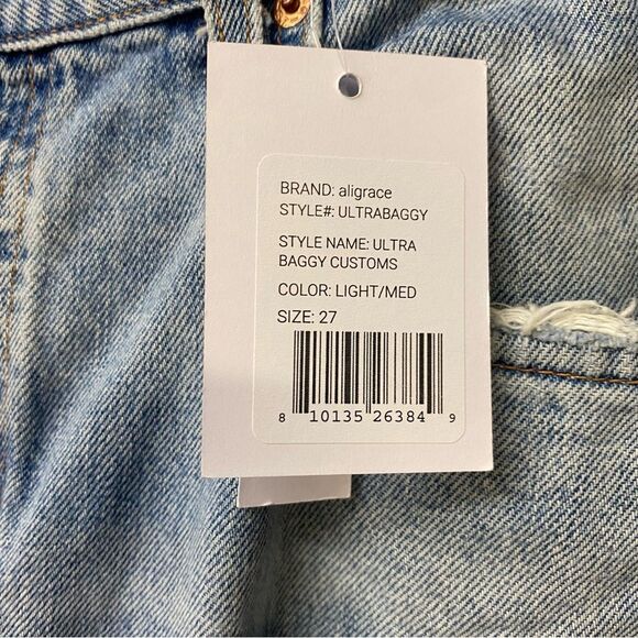 ALIGRACE
Ultra Baggy Customs Jeans Levis reworkedClassic Blue Women's FWRD 27 - Picture 7 of 13